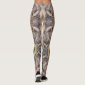Leggings Guêtres d'ordures de feuille de Koa (Dos)