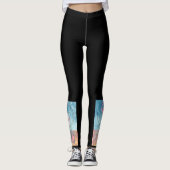 Leggings Guêtres du feu et de glace (Devant)