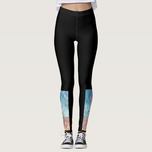 Leggings Guêtres du feu et de glace (Devant)