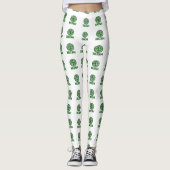 Leggings Guêtres du jour de St Patrick d'Irlandais (Devant)