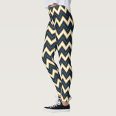 Leggings Guêtres du Michigan Chevron (Gauche)