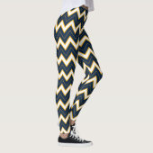 Leggings Guêtres du Michigan Chevron (Droite)