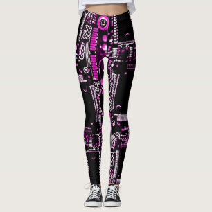Leggings Guêtres du rose 2 de circuit partout