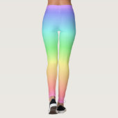 Leggings Guêtres en pastel d'arc-en-ciel (Dos)