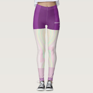 Leggings Guêtres en pastel d'équipe/club de remous avec d