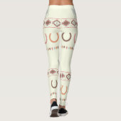 Leggings guêtres équestres de tribu (Dos)