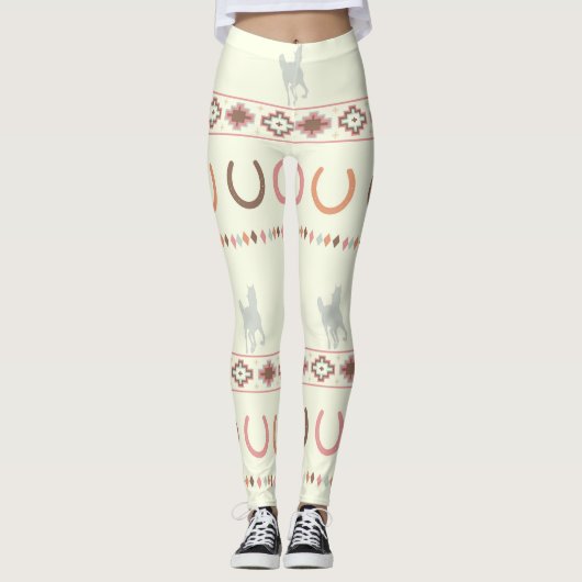 Leggings guêtres équestres de tribu (Devant)