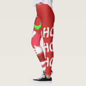 Leggings Guêtres étonnées de Père Noël (Gauche)