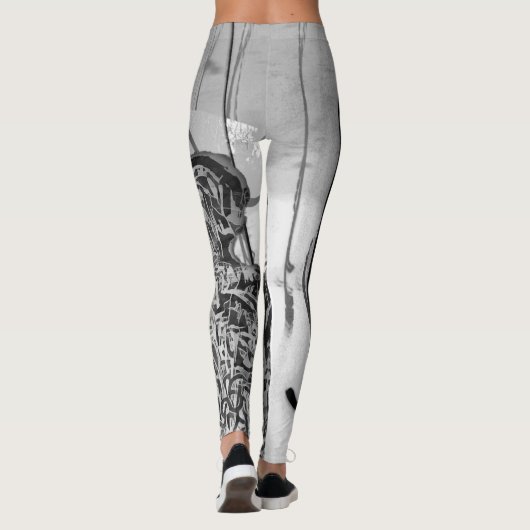 Leggings Guêtres faites sur commande de Graffik par (Dos)