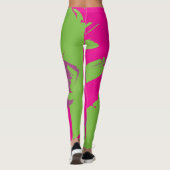 Leggings Guêtres faites sur commande de sports et de forme (Dos)