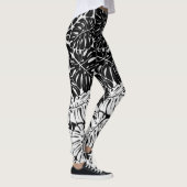 Leggings Guêtres feuillues de B&W (Droite)