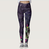 Leggings Guêtres finlandaises tons (pourpres/magenta) de (Devant)