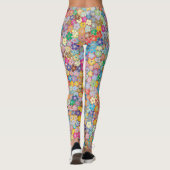 Leggings Guêtres florales (Dos)
