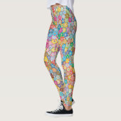 Leggings Guêtres florales (Gauche)