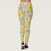 Leggings Guêtres florales de brise d'été (Dos)
