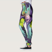 Leggings Guêtres florales de tache (Gauche)