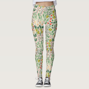 Leggings Guêtres florales de yoga