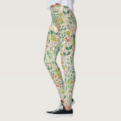 Leggings Guêtres florales de yoga (Gauche)