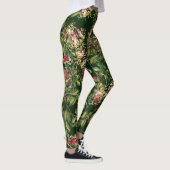Leggings Guêtres florales d'impression de chèvrefeuille (Droite)