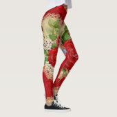 Leggings Guêtres florales romantiques de Saint-Valentin (Droite)