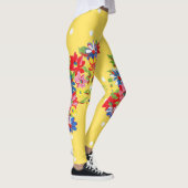 Leggings Guêtres florales vintages (Droite)