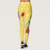 Leggings Guêtres florales vintages (Dos)