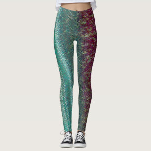 Leggings Guêtres foncées de broderie de pourpre et de ver