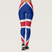 Leggings Guêtres fraîches de couleur des anglais (Dos)