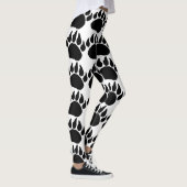 Leggings Guêtres - grande copie d'ours chic (Droite)