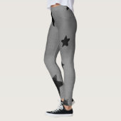 Leggings Guêtres grises étoilées (Gauche)