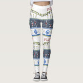 Leggings Guêtres heureuses de "chandail" de Flippin (Devant)