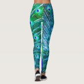 Leggings Guêtres impériales de paon d'impératrice (Dos)