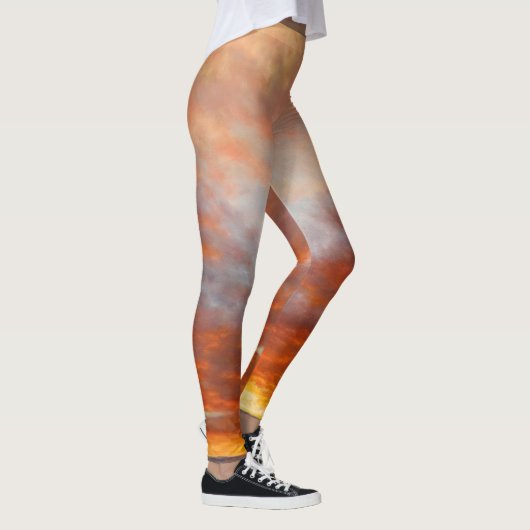 Leggings Guêtres inspirées de lever de soleil (Droite)
