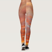 Leggings Guêtres inspirées de lever de soleil (Dos)