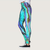 Leggings Guêtres iridescentes de pierre de la lune opale (Gauche)