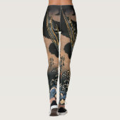 Leggings Guêtres JAPONAISES de DRAGON (Dos)