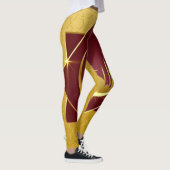 Leggings Guêtres jaunes de Bourgogne (Droite)