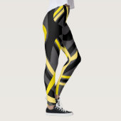 Leggings Guêtres jaunes de souffle (Droite)