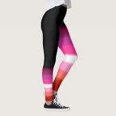 Leggings Guêtres lesbiennes asymétriques de drapeau de (Droite)