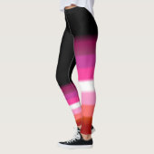 Leggings Guêtres lesbiennes asymétriques de drapeau de (Gauche)