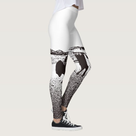Leggings Guêtres libres de gamme (Droite)