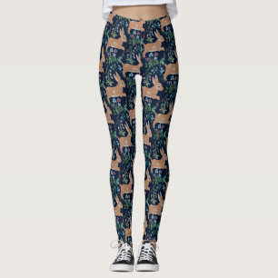 Leggings Guêtres médiévales de tapisserie de lapin