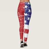 Leggings Guêtres mexico-américaines de drapeau (Dos)