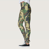 Leggings Guêtres mignonnes de camouflage (Gauche)