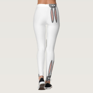Leggings Guêtres mignonnes de Pâques de lapins de