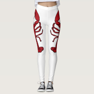 Leggings Guêtres mignonnes de plage de homard