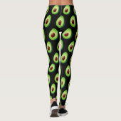 Leggings Guêtres mignonnes d'impression d'avocat pour le (Dos)