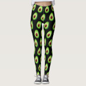 Leggings Guêtres mignonnes d'impression d'avocat pour le (Devant)