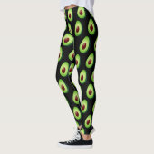 Leggings Guêtres mignonnes d'impression d'avocat pour le (Gauche)
