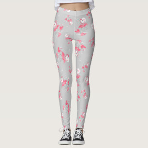 Leggings Guêtres multi d'amour de Flamant rose